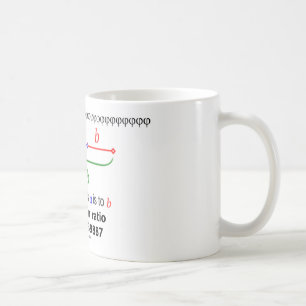 Mug Le rapport d'or (mathématiques 1,6180339887)