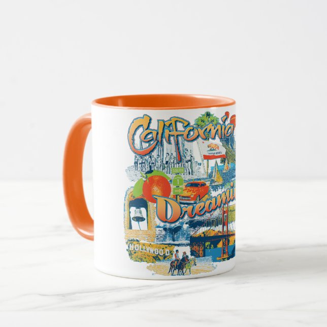 Mug Le rêve de Californie (Devant gauche)