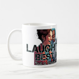 Mug Le rire est la médecine : Vêtements et cadeaux hum