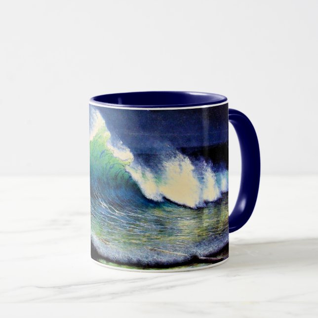 Mug Le rivage de la mer Turquoise (Devant droit)