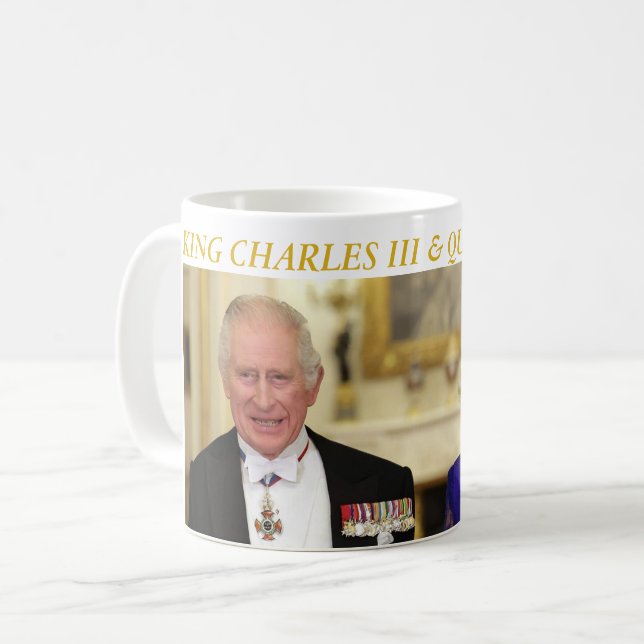 Mug Le roi Charles III et la reine Camilla (Devant gauche)