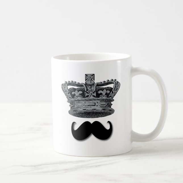 Mug Le Roi Crown et moustache (Droite)