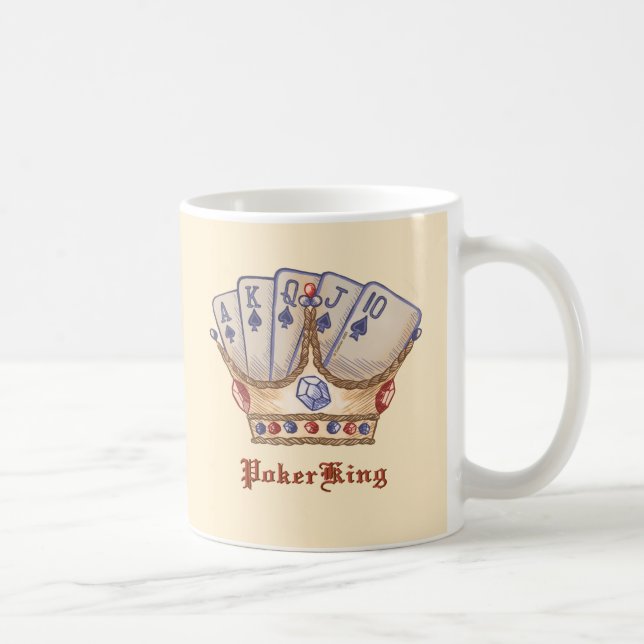 Mug Le roi du poker (Droite)
