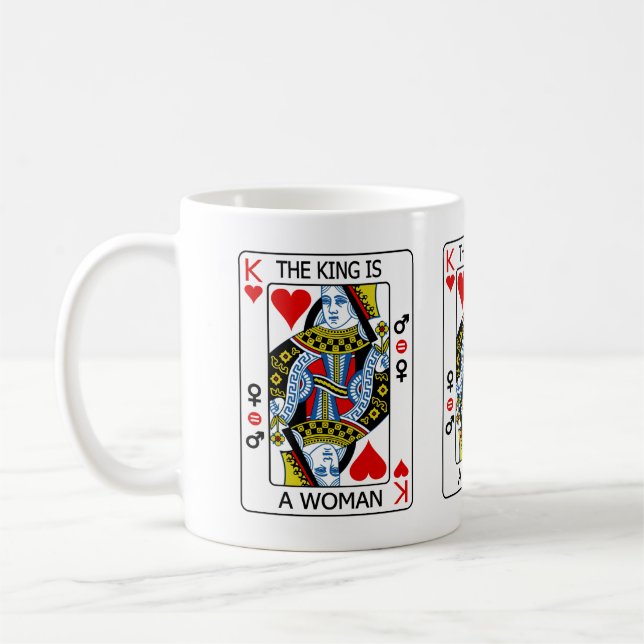 Mug Le roi est une femme (Gauche)