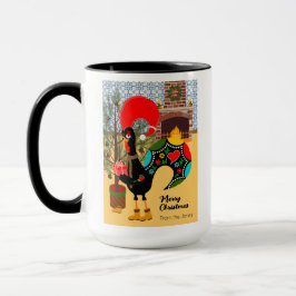 Mug Le Rooster Portugais et la joie de donner