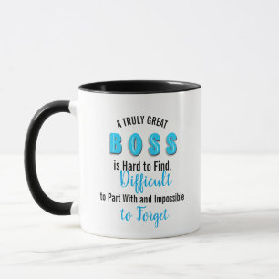 Mug le ROSE d'appréciation de patron un patron