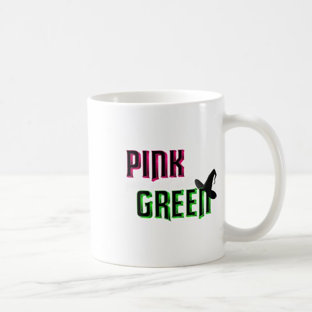 Mug Le rose Va Bien Avec Le Vert (Droite)