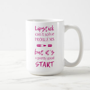 Mug Le rouge à lèvres ne peut pas résoudre des