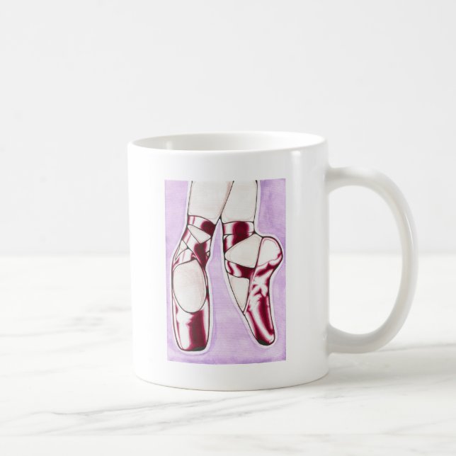 Mug Le rouge chausse des pantoufles de ballet (Droite)