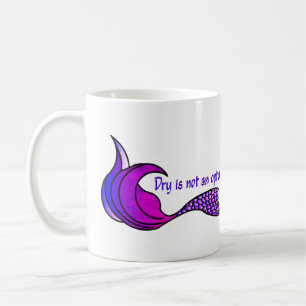 Mug Le Sec N'Est Pas Une Option Tie Dye rose/violet