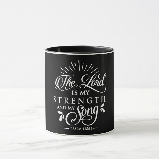 Mug Le Seigneur Est Ma Force Et Ma Chanson (Centre)