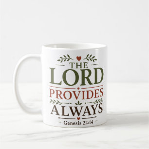 Mug Le Seigneur Pourvoit Toujours Dévozione Écriture E