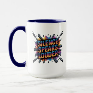 Mug Le silence parle plus fort