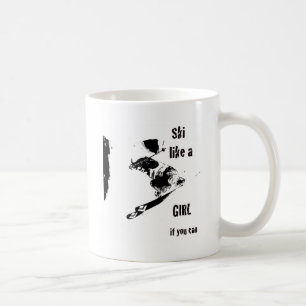 Mug le ski aiment une fille