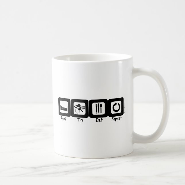 Mug Le sommeil tri mangent la répétition (Droite)