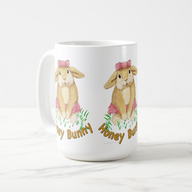 Mug Le sourire amoureux de Honey Bunny (Devant gauche)