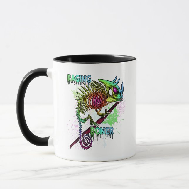 Mug Le squelette de Chameleon de Rainbow Jackson (Gauche)
