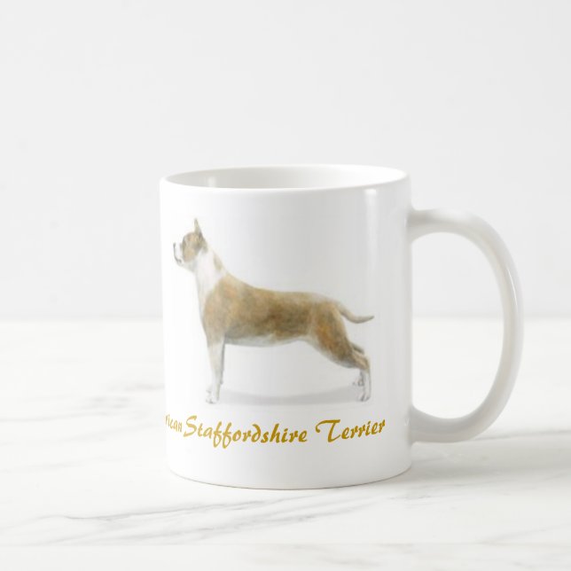 Mug Le Staffordshire Terrier américain, amoureux des (Droite)