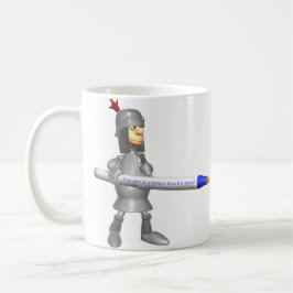 Mug Le stylo est plus puissant que l'épée Chevalier