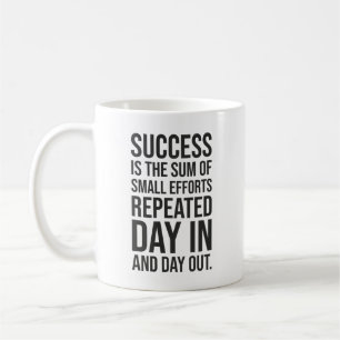 Mug Le Succès Est La Somme De Petits Efforts - Gymnase