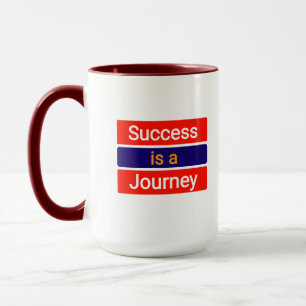Mug Le succès est un voyage - Motivation