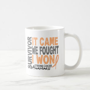 Mug Le survivant utérin de Cancer qu'il est venu nous
