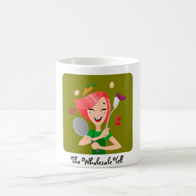 Mug Le T-shirt en gros Yell (Centre)
