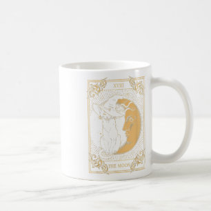 Mug Le Tarot Lune Xvii Inspiré Chat Noir sorcier Casqu