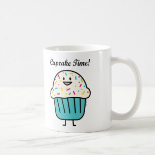Mug Le temps de petit gâteau avec arrose le fondant