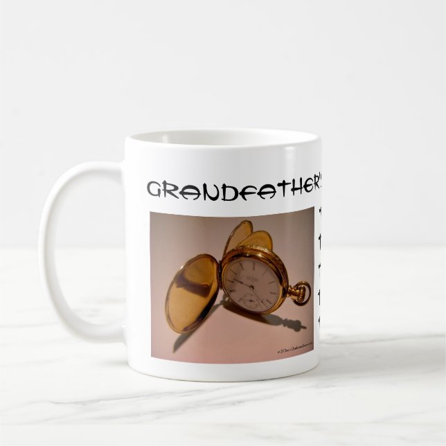 Mug Le temps du grand-père pour le café (Gauche)
