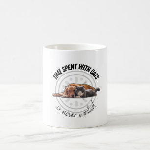 Mug Le temps passé avec les chats n'est jamais perdu -