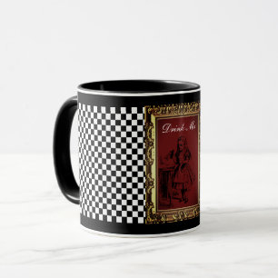 Mug Le texte fait sur commande Alice au pays des