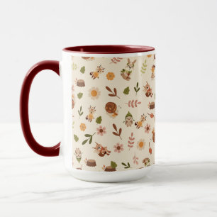 Mug Le thème de l'automne du renard boisé Neutre