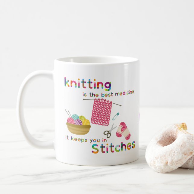 Mug Le Tricot Élégant Est Le Meilleur (Avec donut)