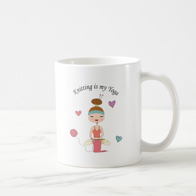 Mug Le tricot est mon yoga (Droite)