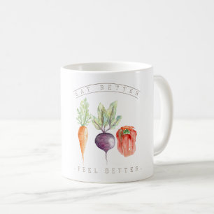 Mug Le trio végétarien   mangent une meilleure