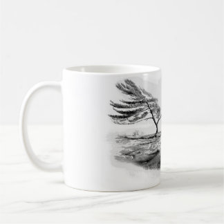 Mug Le vent a balayé la baie Pin-Géorgienne