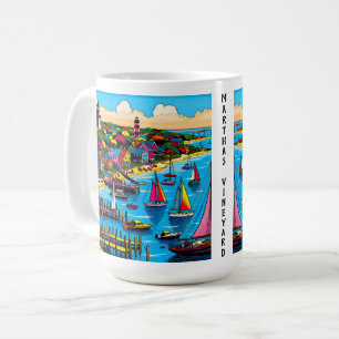 Mug Le vignoble de Martha   Art Abstrait coloré