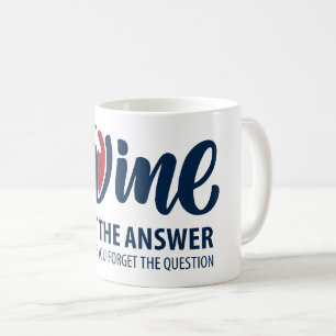 Mug Le vin n'est pas la réponse