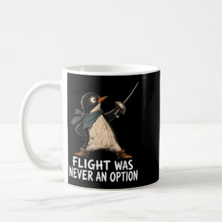 Mug Le vol était une option pingouin humour noir sarca