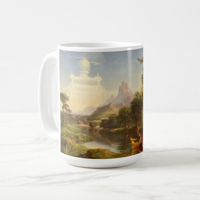 Mug Le voyage de la vie : Jeunesse - par Cole (Devant gauche)