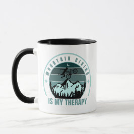 Mug Le Vtt Est Ma Thérapie Lune Étoiles Sports 