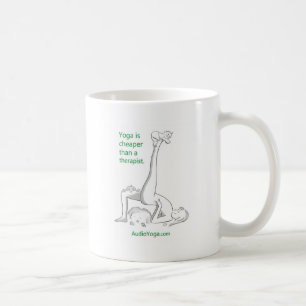 Mug Le yoga est meilleur marché qu'un thérapeute