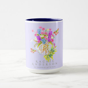Mug L'Eau Florale De Pays Peut Monogramme Violet