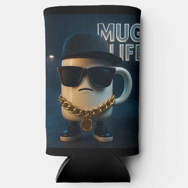 Mug Leben Selters Dosenkühler (Vorderseite)