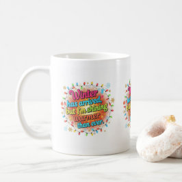 Mug L'Éclat de l'Hiver – Vacances Chaudes et Lumineuse