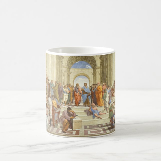 Mug L'école du fresque d'Athènes par Raffaello Sanzio (Centre)