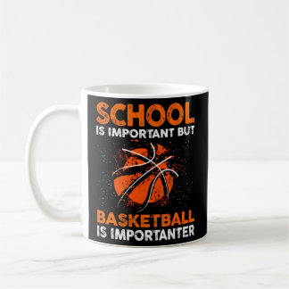 Mug L'École Est Importante, Mais Le Basket Est Importa