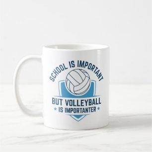 Mug L'École Est Importante, Mais Le Volley Est Importa
