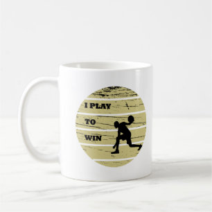Mug Lecteur de basket-ball coucher de soleil vintage s